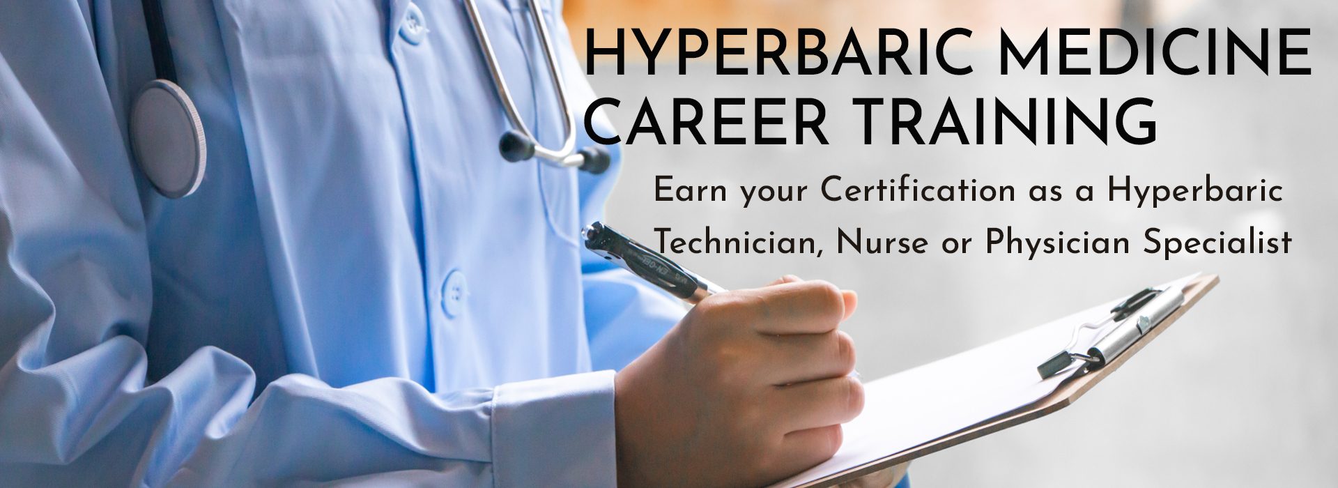 Hyperbaric Medicine Career Training